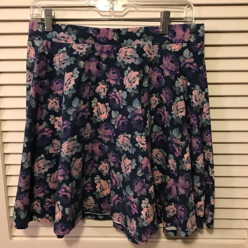 flowery skirt
